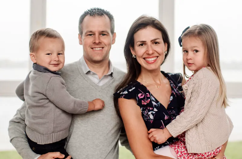 Dr. Boettner with Family - Bay Creek Dental - Plymouth MI